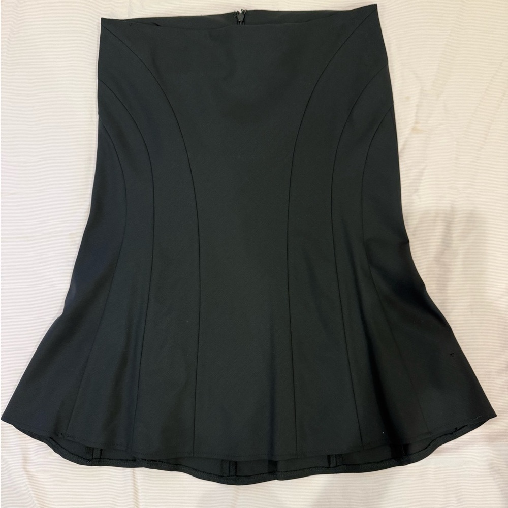 BCBGMaxAzria Black Midi Skirt